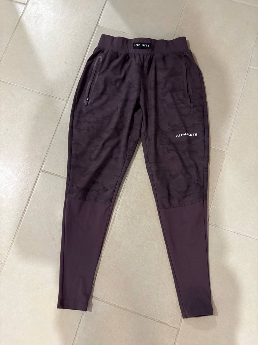 Alphalete Infinity Men's Gray Active Training Running Jogger Pants Size M